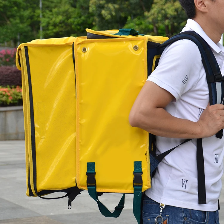 Waterproof Insulated Cooler Bag Pizza Food Delivery Backpack For Lunch