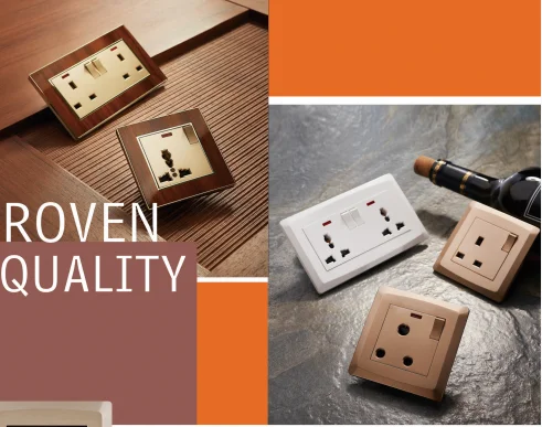 China Manufacturer Energy Saving 1 2 3 4 Gang 1 Way 2 Way Multi Plate Tv Telephone UK Wall Switch Socket With Indicator Light