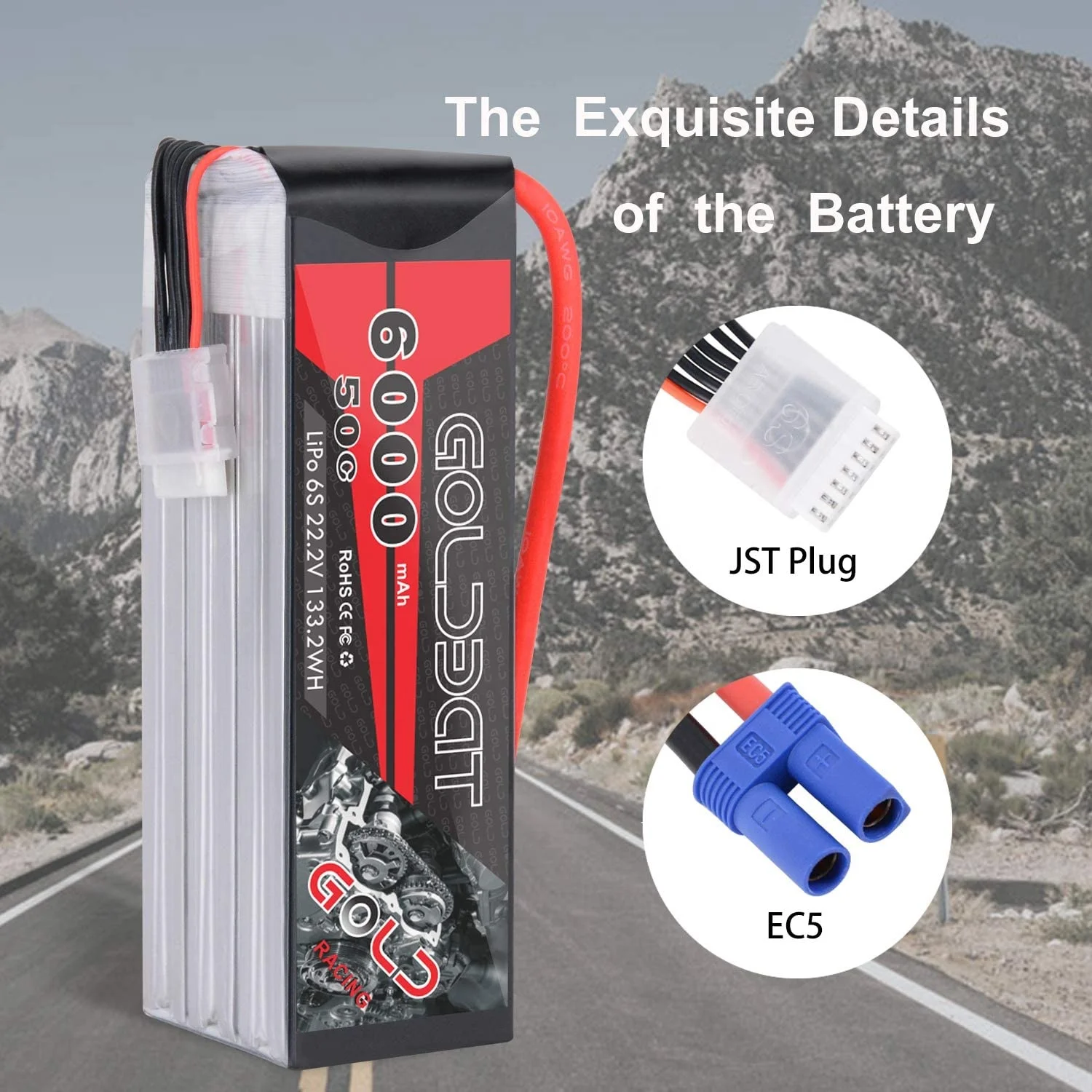 OEM Good Quality Factory Wholesale 6S 6000mAh 50C 22.2V RC Helicopter lipo drone battery