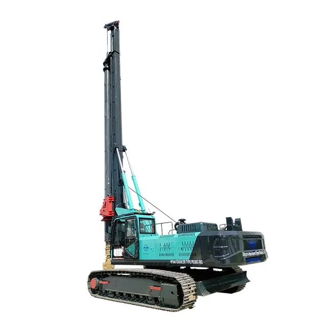 Cheap hydraulic 20m deep pile driver well rotary drilling rig machine