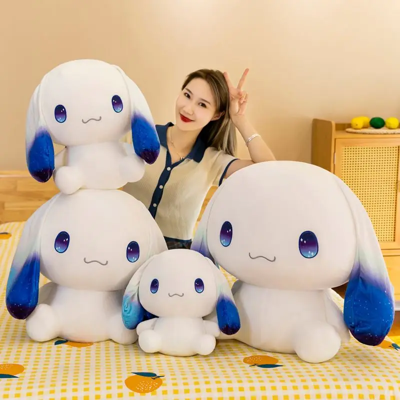 Высококачественная Мягкая кукла Cinnamoroll 30 см Kawaii Sanrio мультяшная плюшевая игрушка