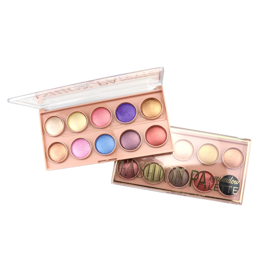 Wholesale Custom 10 Colors Eye Shadow Case High Pigments Makeup Eyeshadow Palette Private Label