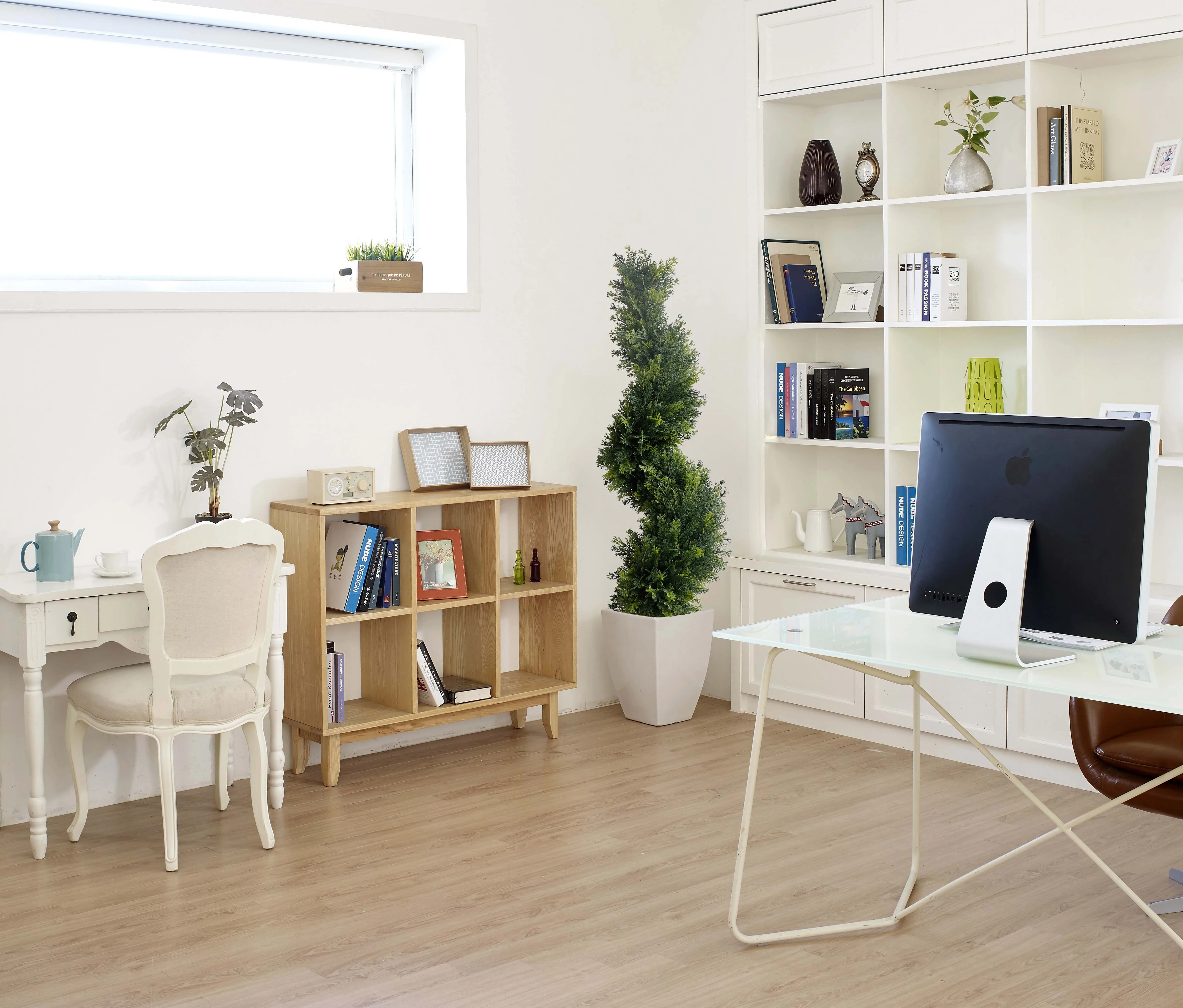 Garden Ornaments faux Cypress spiral tree Garden Landscaping Christmas Spiral Tree artificial plant topiary tree Decor For home