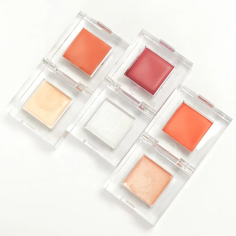 high quality hydration private label makeup high pigment  easy to apply cream contour blusher and  highlighter