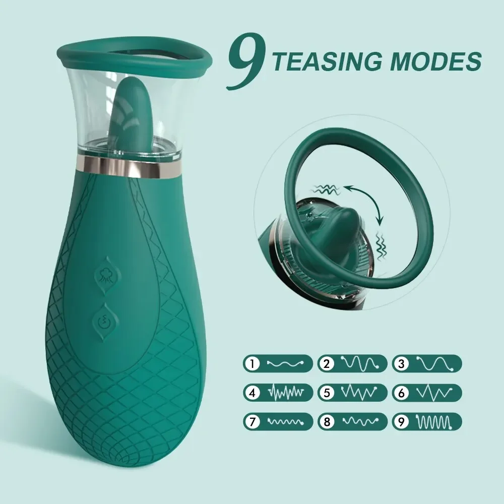 Hot Sale Clitoral Sucking Vibrator Sex Toys for Women Licking Clitoris Stimulator G Spot Vagina Sucker Shopping 18 Lover Gift