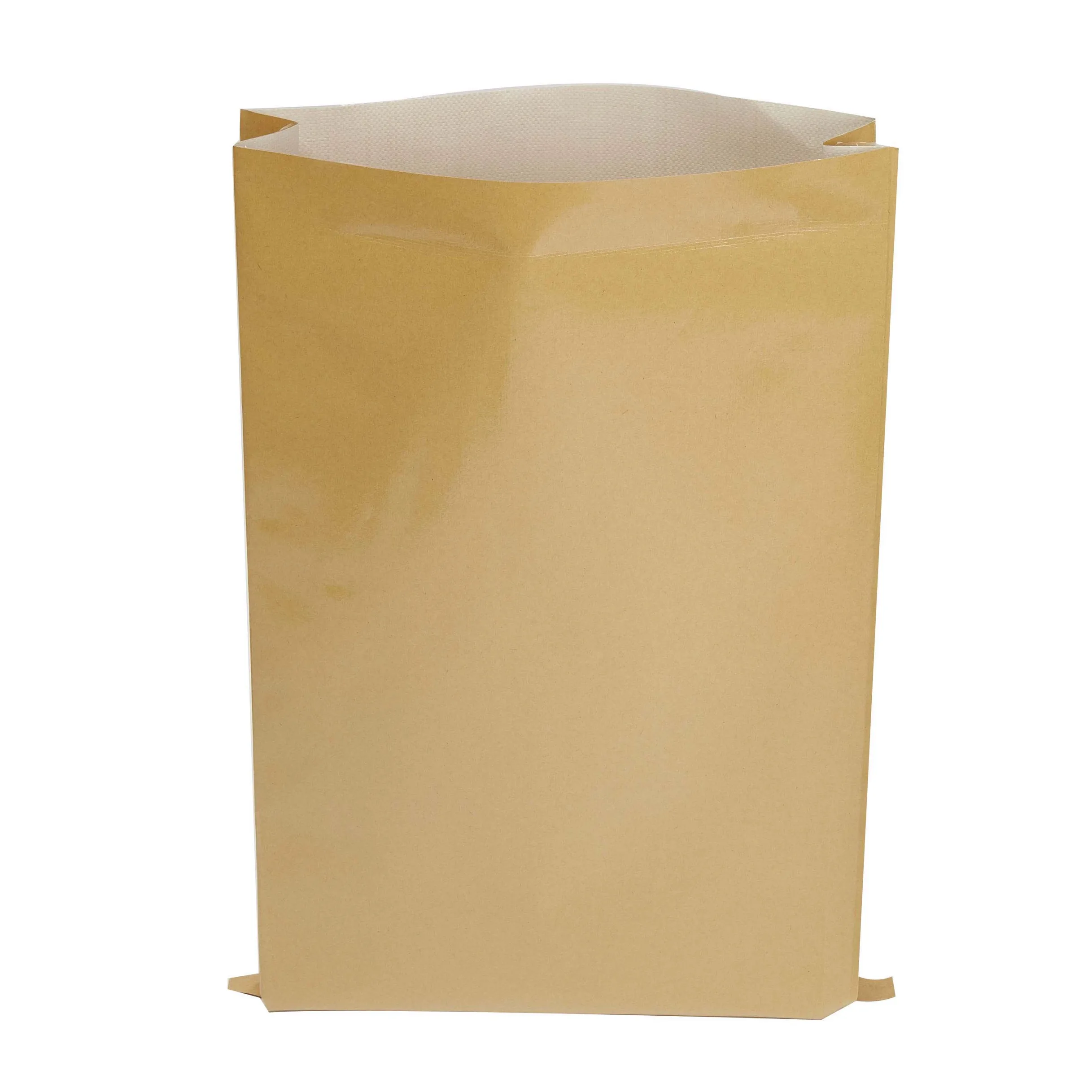 Customized 25kg Kraft Paper Thickened Woven Bag Waterproof with Inner Paper-Plastic Composite Personalized Printing