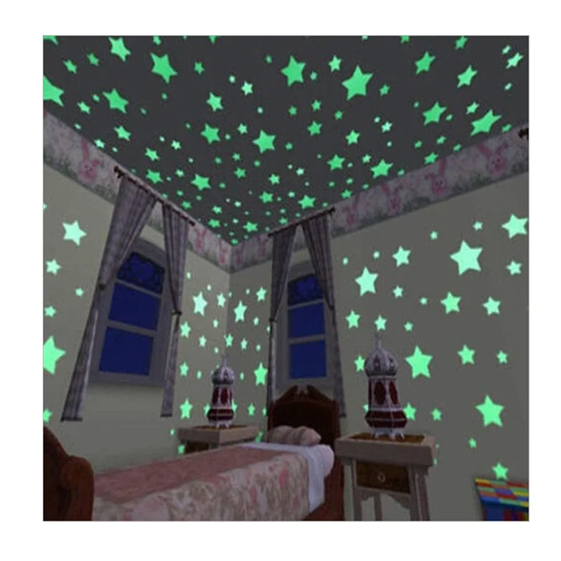 Wholesale Colorful Stickers Room 3D Plastic Wall Decoration Stickers For Kids