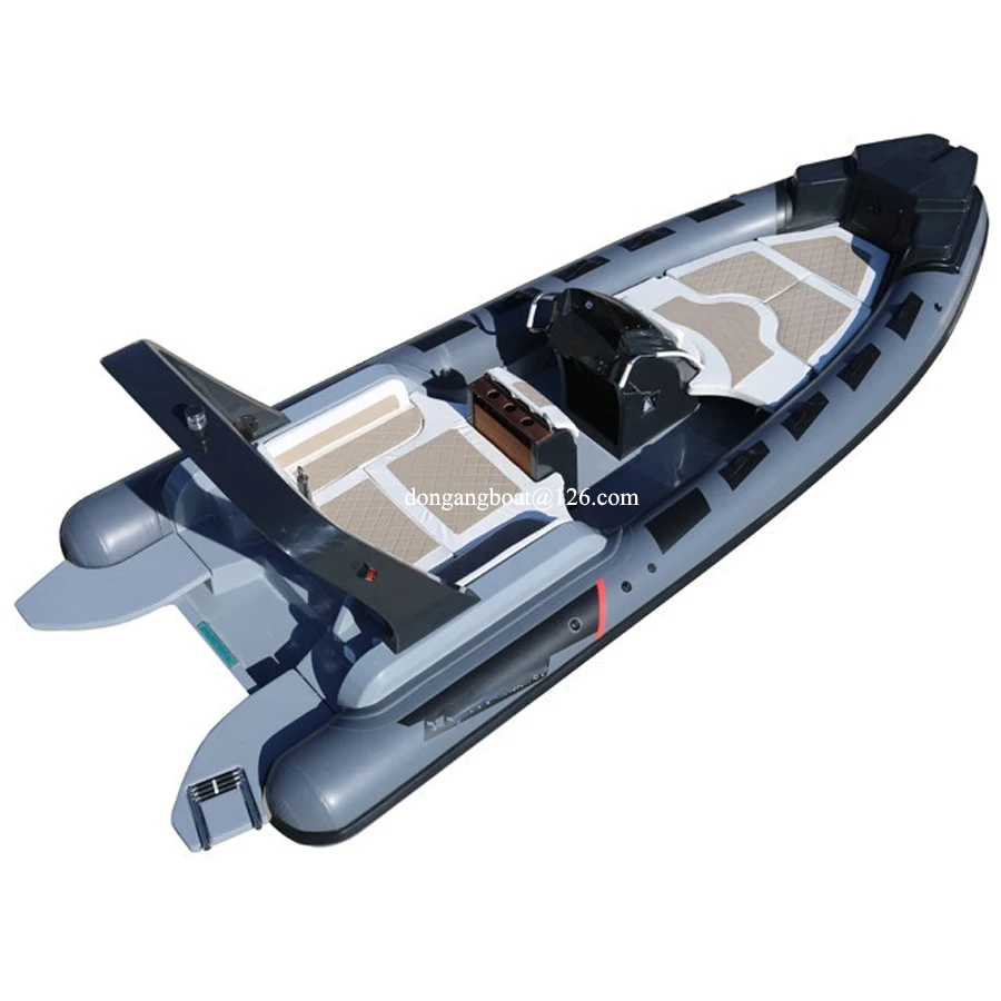 23ft 7.0m 10 persons hypalon air folding fiberglass hull boat warranty boat semi rigid inflatable ce approved