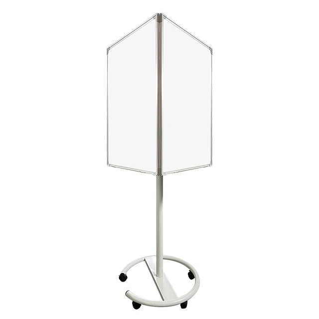 Wholesale Folded Writing Board Mobile Stand Office White Board Mobile Flip Chart for Office Supplier