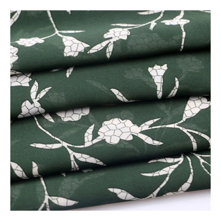 Silk chiffon crepe spring and summer Chiffon printed fashion dress printed fabric polyester silk