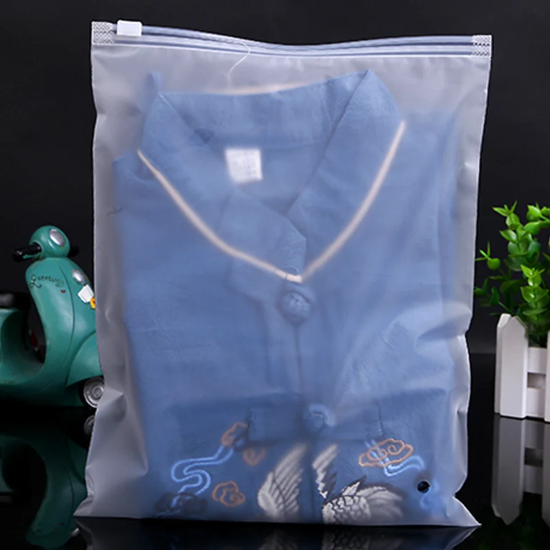 factory price wholesale slider zipper bag custom logo printed zipper bag for clothing