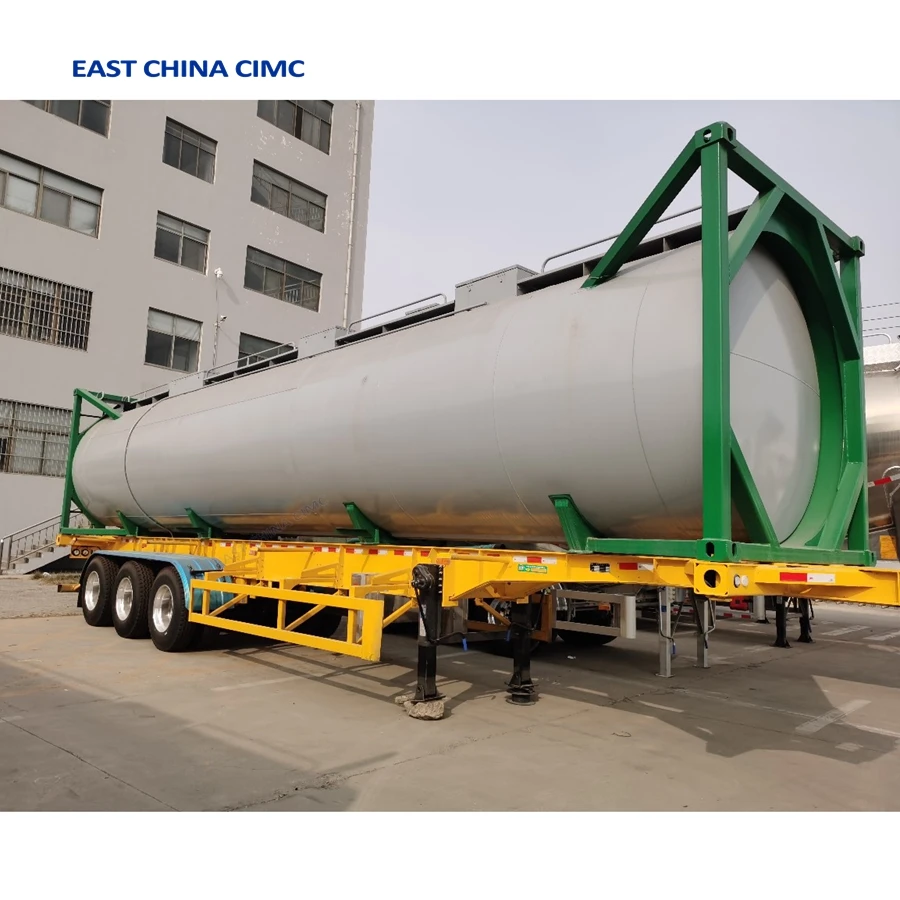 40FT 40cbm LNG LPG ISO Tank Container With BV CCS LR For Market Sale
