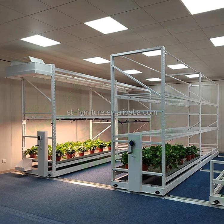 Large Multi-Layer Vertical Hydroponic Grow System Steel Farm Rack for Greenhouse Agriculture