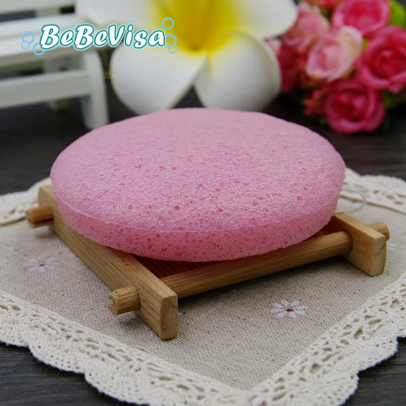 100% Natural Konjac Sponge Bath Shower Body Cleansing Wholesale Exfoliating Bath Sponge For All Skin