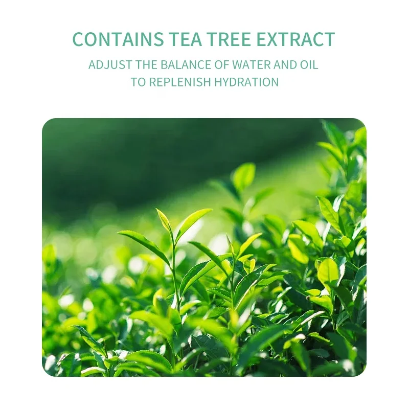 OEM Clean Mud Jelly Facial Mask Tea Tree Whitening Face Mask Blackhead Removal Anti-Acne Anti Wrinkle Mask