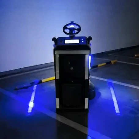 Multi-Application Forklift AGV Robot Sweeping Machine Mini Blue/Red Zone Warning Light For Safety