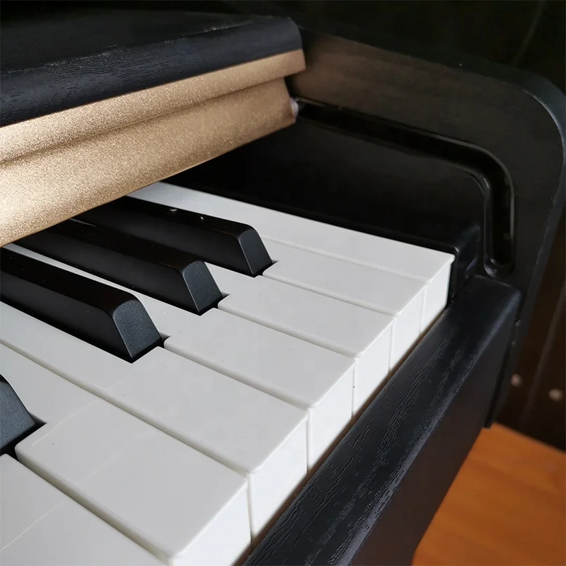 Aiersi good bargain bright baking paint upright piano 88 key professional piano sound white or black sustain pedal digital piano