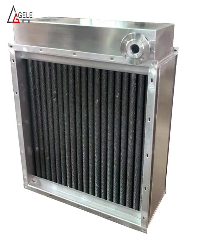 Изготовленный на заказ большой емкости теплообменник с воздушным охлаждением Промышленные Катушки радиатора стального газа для печи отверждения