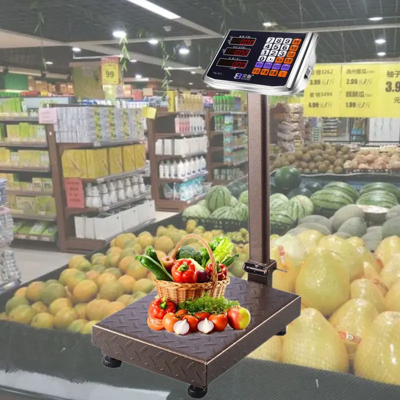 Food Fruit Weighing Scale Digital Platform Scale Factory Pricing Machine 304 Stainless Steel Platform Industrial Scale