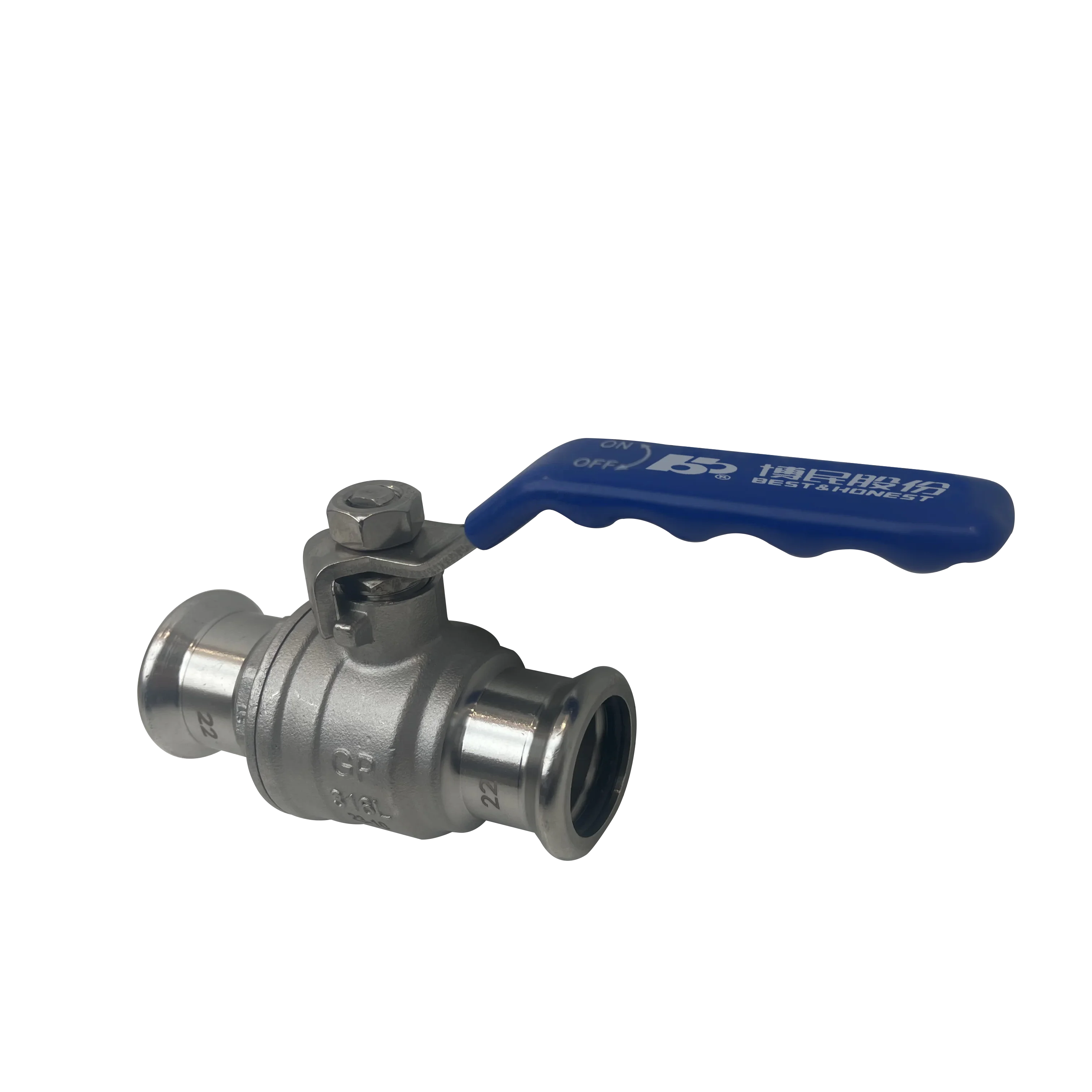 1/2 шаровой клапан с прессом и из нержавеющей стали 316 тяжелых условий для воды масла газа 304