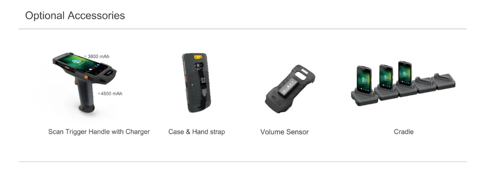 Industrial Mobile Computer Handheld Data Terminal RFID PDA Symbol Reader with Wireless Barcode Scanner Pdas