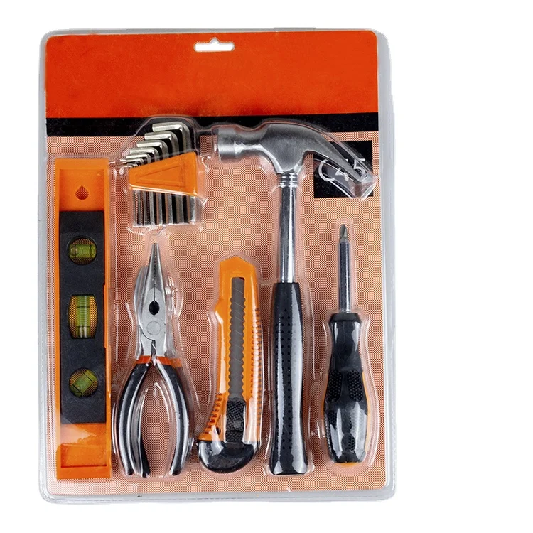 22 шт. набор инструментов для дома плоскогубцы с длинным носом/молоток/гаечный