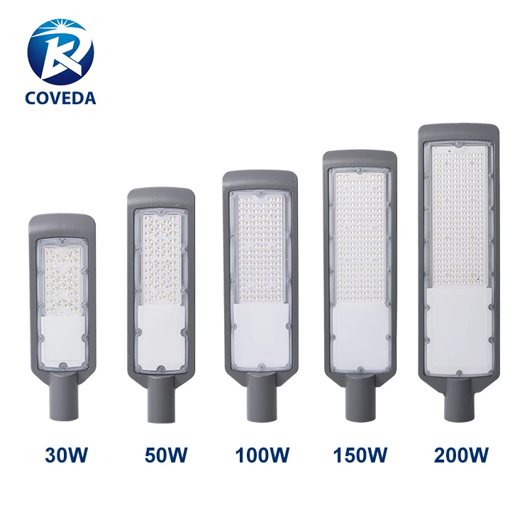 High Quality Outdoor Waterproof Ip66 Urban Lighting Parking Lot Housing 30w 50w 100w 150w 200w Led Street Light