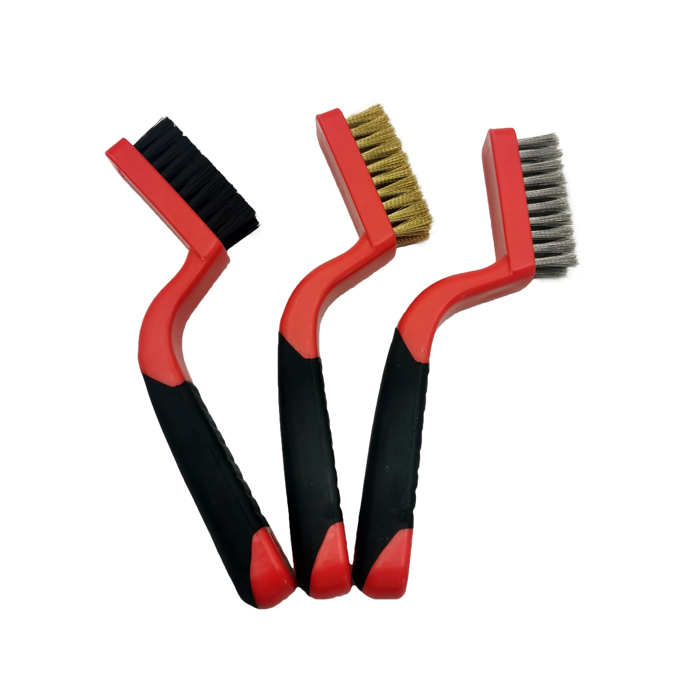 Набор из 3 щёток латуни нержавеющей стали и нейлона для сварки шлака очистки от