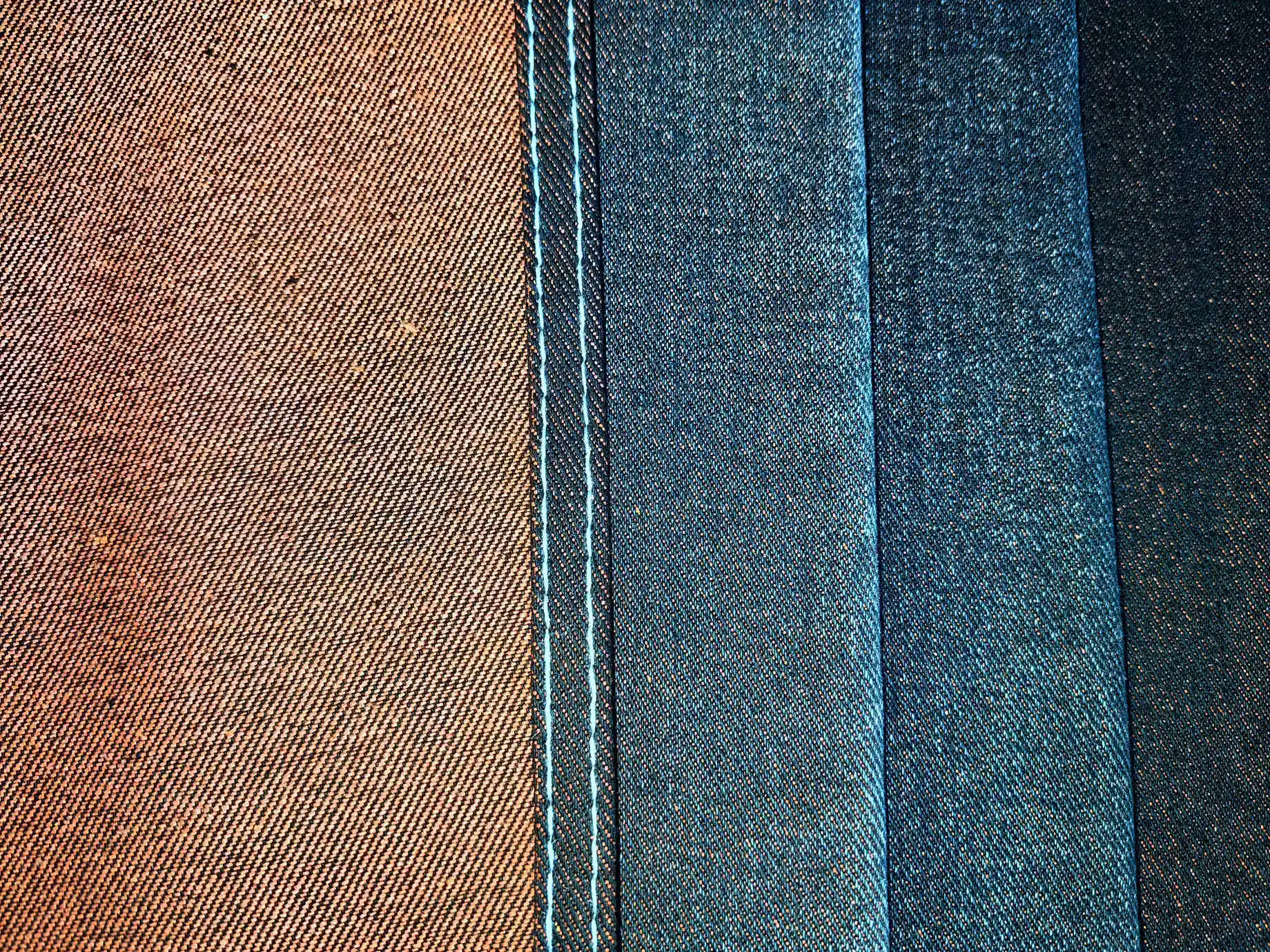 Fashion wholesale manufacturer supplier Multicolor twill washed non stretch cotton denim fabric