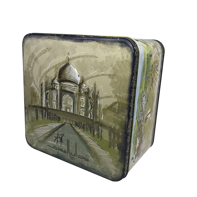 basmati rice tin large capacity jasmine rice tin box