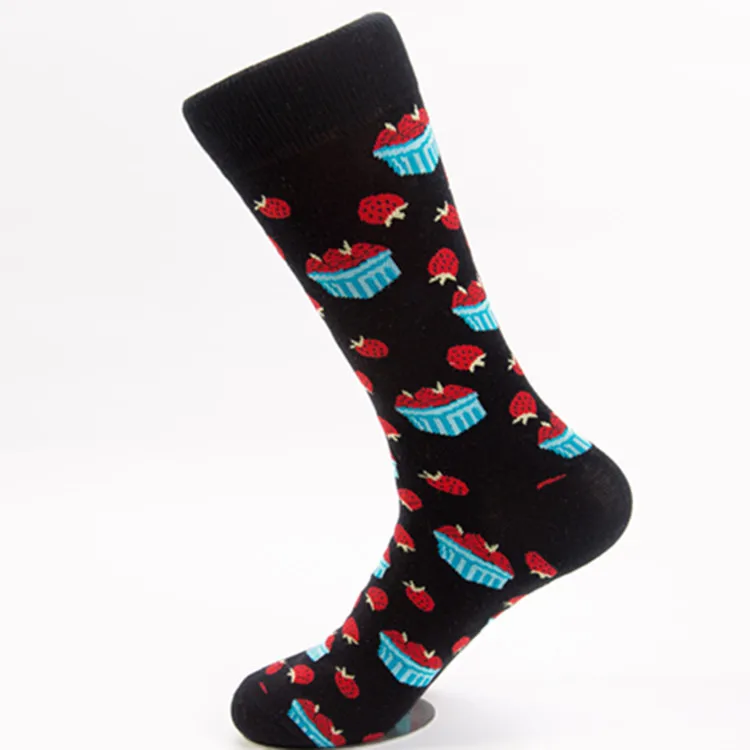 Manufacturer Colorful Happy Design Unisex Couples Sox Low MOQ Custom Logo Patterned Women Socks