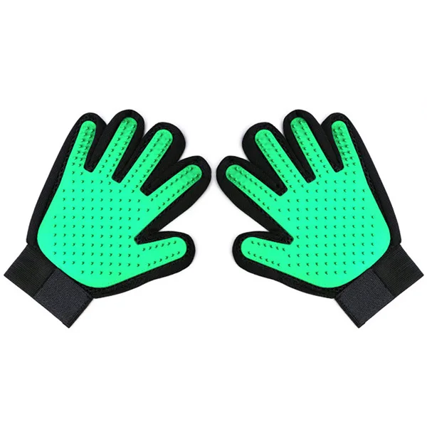 Оптовая продажа от фабрики Guantes de mascotas Pet Spa-салфетки для купания перчатки чистки собак перчатка удаления шерсти домашних животных