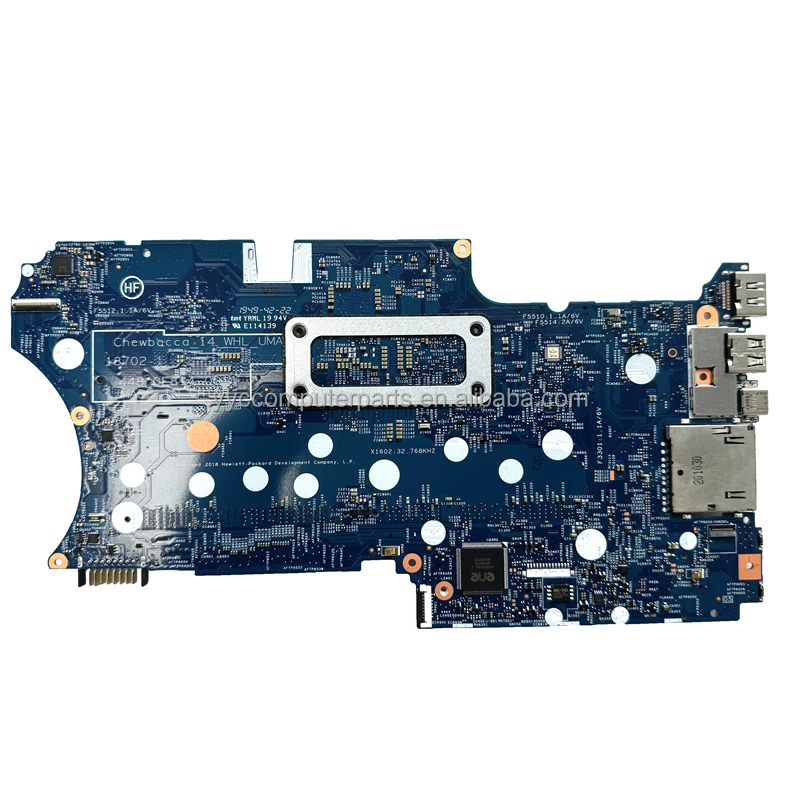 L72535-601 Used For HP Pavilion x360 Convertible 14-cd Motherboard 18702-1 448.0E814.0011 With I5-10210U DDR4 100% Tested