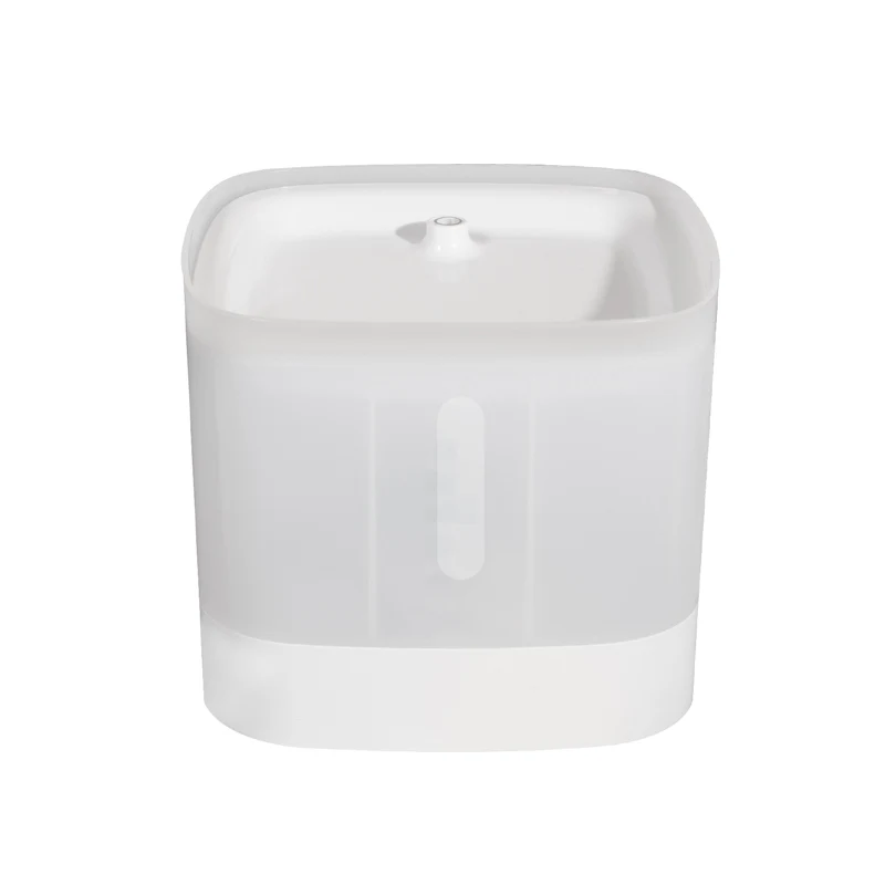 Интеллектуальный автоматический выключатель 2 5 л фонтан для домашних животных воды кошек с окном уровня водяной и светодиодная подсветка