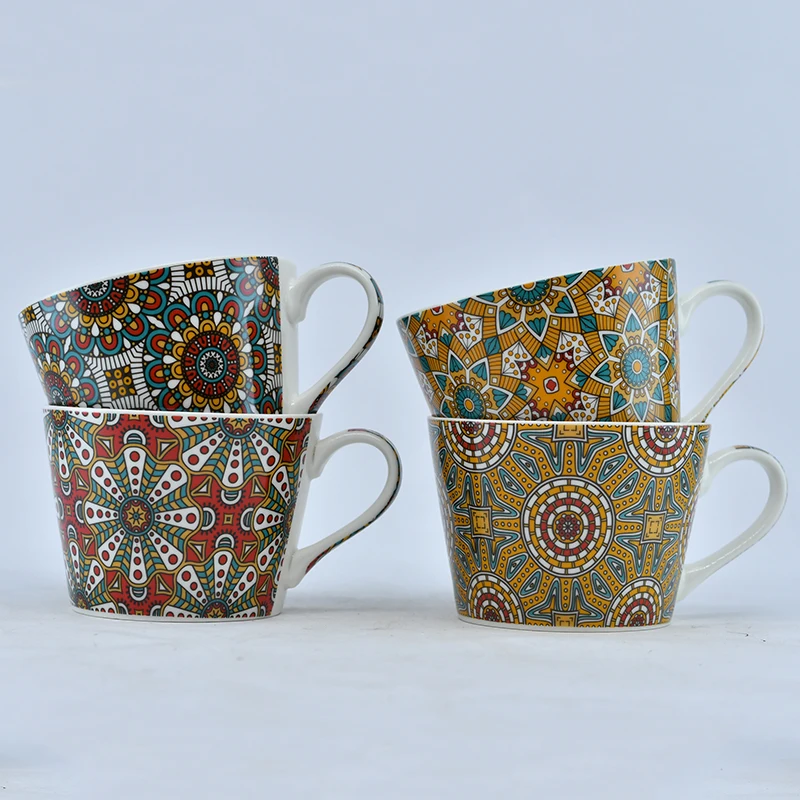 Best Selling Durable European Style Ceramic Coffee Mug Creative Mug Breakfast Milk Mug