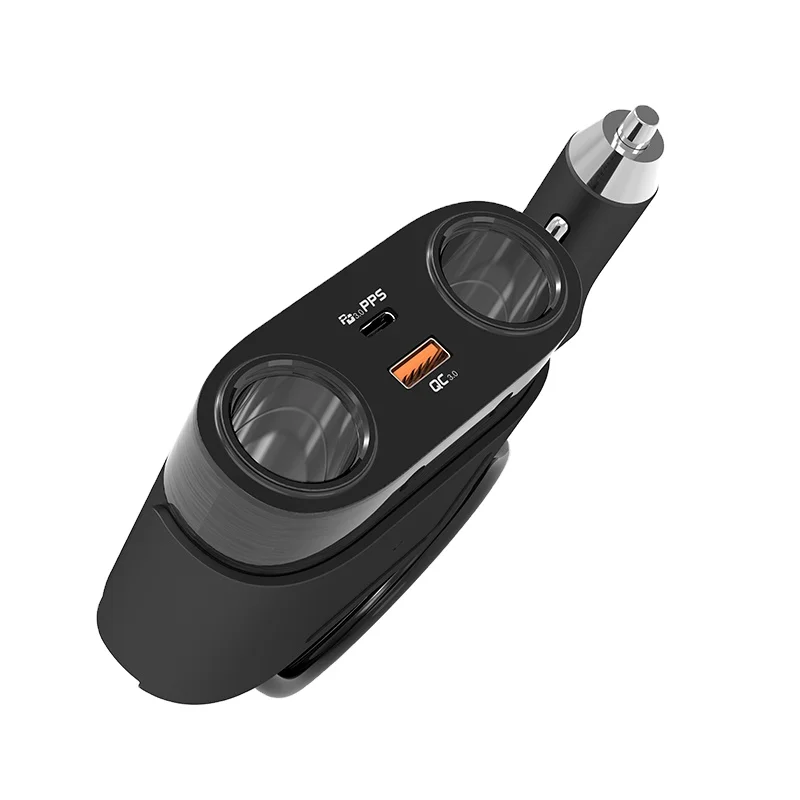 2023 new arrivals gadgets car phone universal charger 120 watt mobile car super fast cell phone laptop charger for car