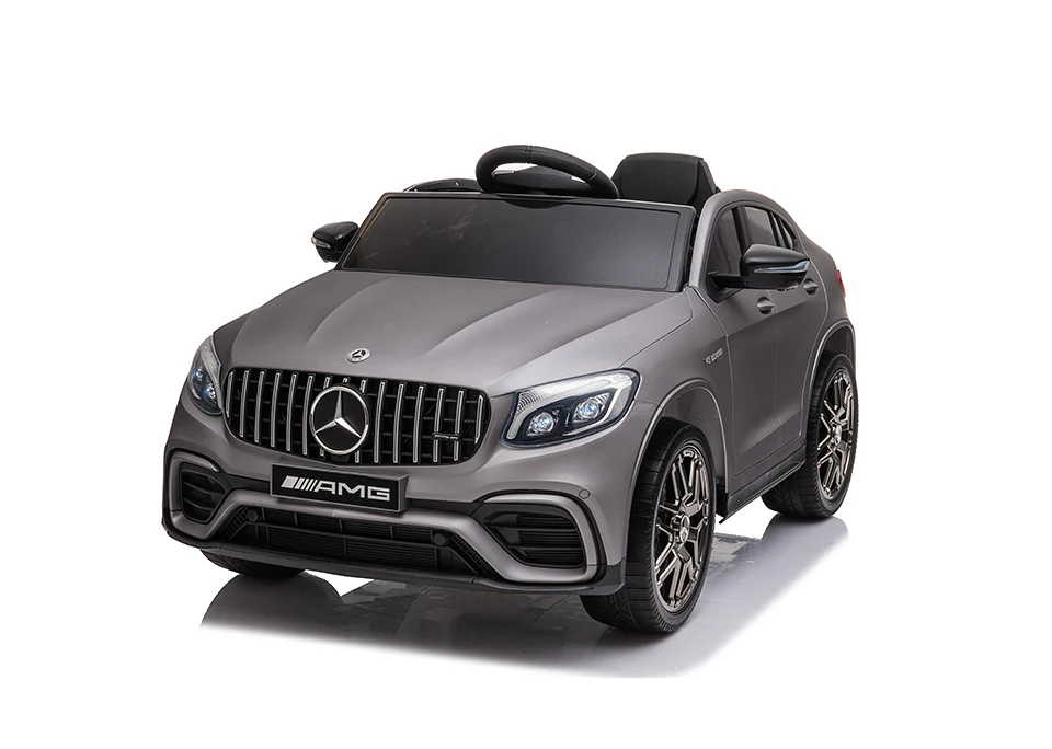 Licensed Mercedes-AMG GLC 63 S COUPE 2.4g Remote Control Ride-on Car Unisex Bluetooth USB Jack Adjustable Central Control Pedal