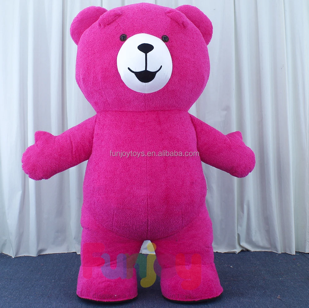 2/2.6/3m Inflatable Teddy Bear Mascot Cosplay Party Costume Carnival Halloween Christmas Easter Adult Cosplay Costume