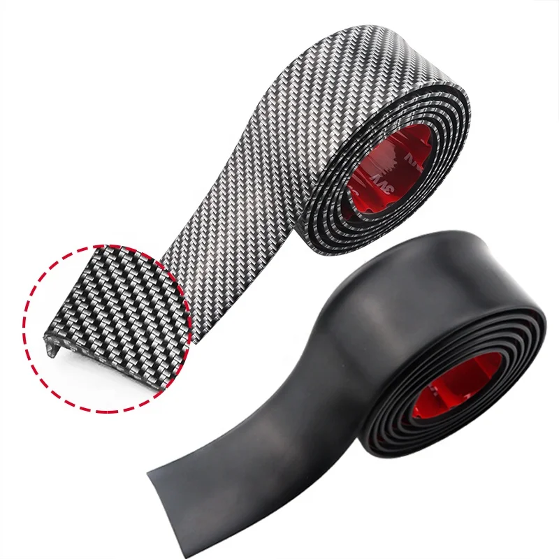 Car door edge protection decorative rubber seal protection strip car door edge suitable for most cars, paste installation