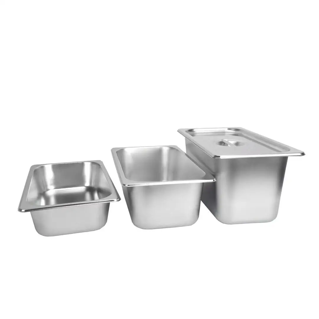 Wholesale Factory Price Stamp Gastronorm Containers Fast Food Kitchen Stainless Steel Perforat Gn Pan