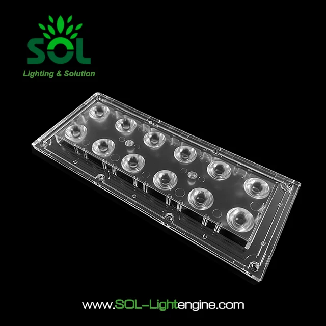 High Quality Street Light Optical Lens 90 Degree cob 3535 SMD PC LED Lens