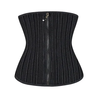 Factory supply stocked tummy control bustier corset shaper plus size waist trimmer women 29 steel bones latex waist trainer