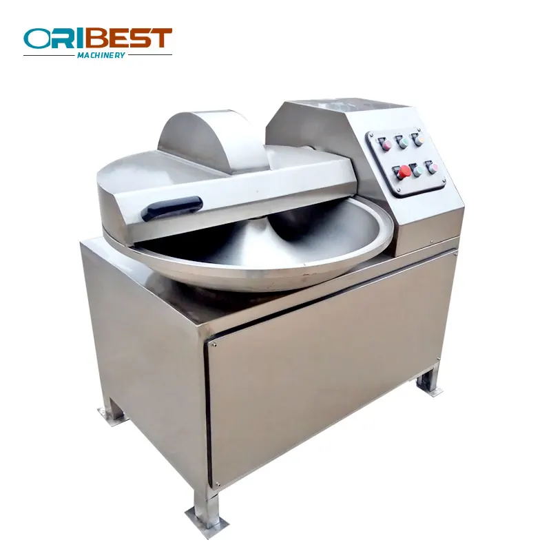 Hot Selling Two Pot Speed Small Bowl Cutter Chopper Machine Beef Meat Chopper Machine Meat Bowl Cutter For Meat And Vegetables