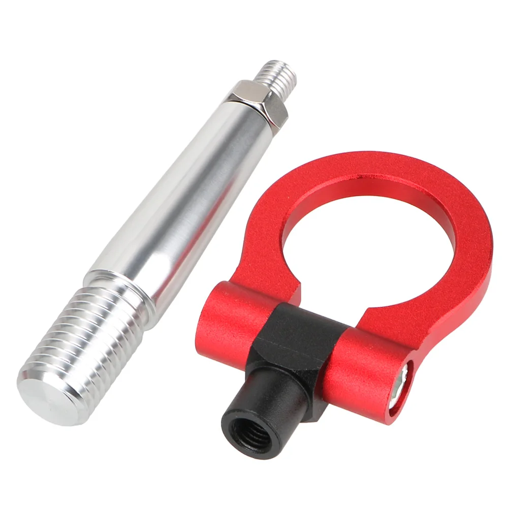 Vehicle Towing Hook Car Racing Tow Hook Trailer Towing Bar Car Auto Rear Front Trailer for Mitsubishi Lancer EVO X 10 2008-2016