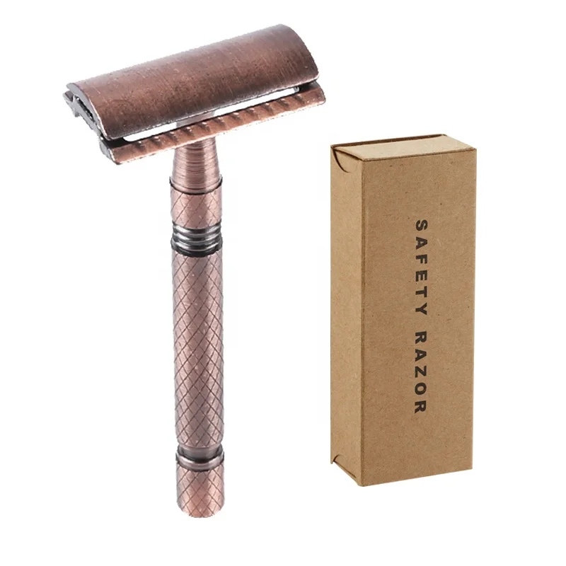 BR2001 Classic Blade Refill Razor Straight Metal Safety Razor