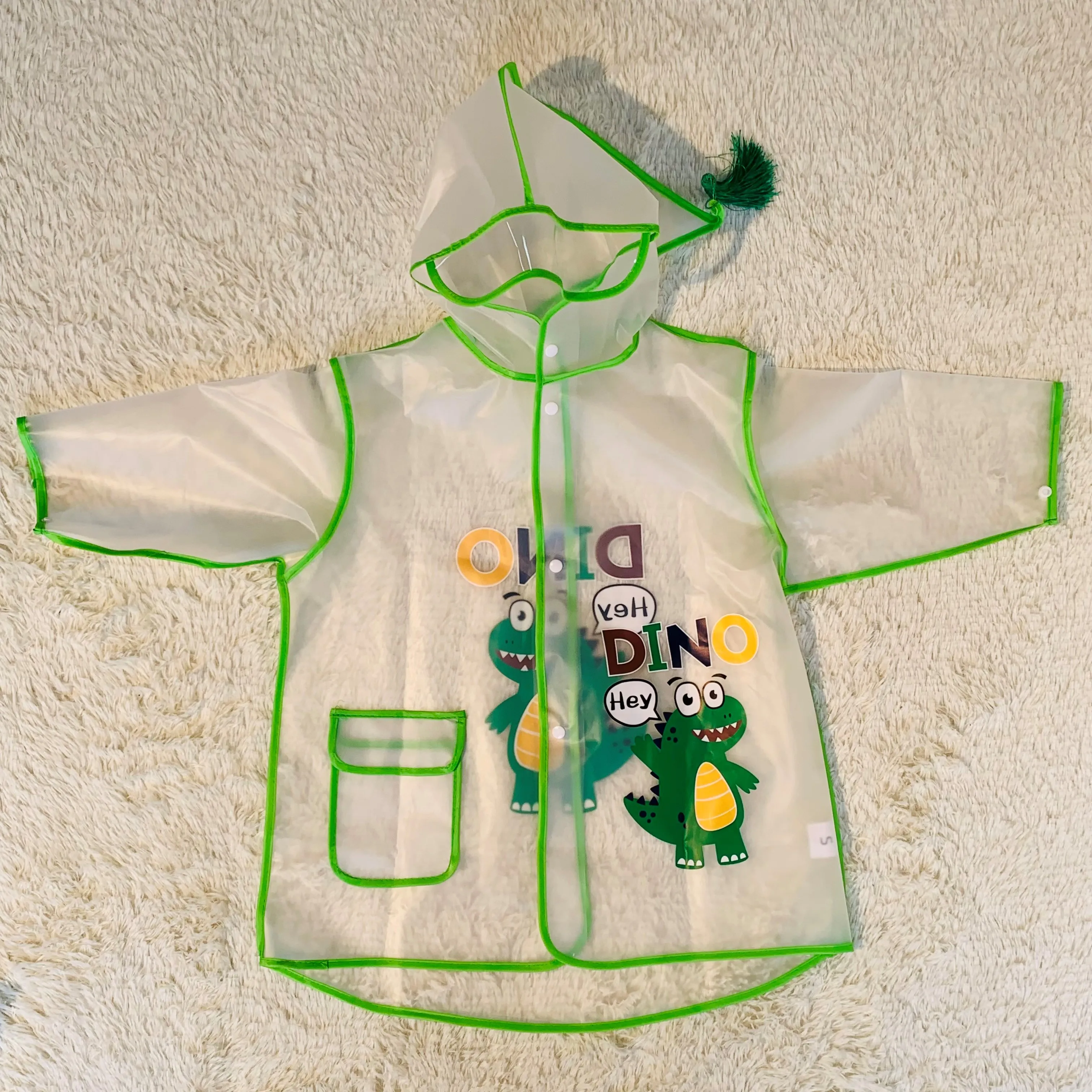 Детский Недорогой дождевик EVA, экологически чистый пластиковый дождевик для детей по низкой цене