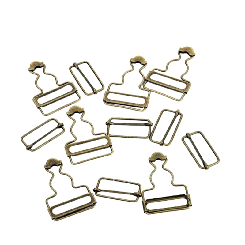 Wholesale Calabash Alloy Metal adjustable suspender Buckles For Jean Trousers