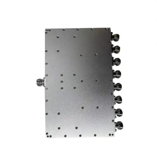 Hot Sale Maniron  UHF 400-470MHz 8 Way Wilkinson Power Splitter With N-F Connector for public safety