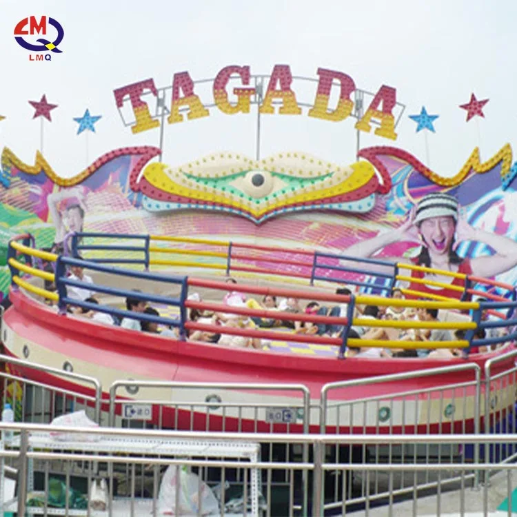 Crazy Disco Turntable Theme Park Rides Tagada for Sale