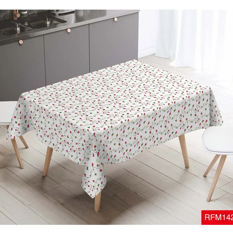 Hot selling pvc oilproof easter tablecloth nonwoven backing modern print pvc tablecloth